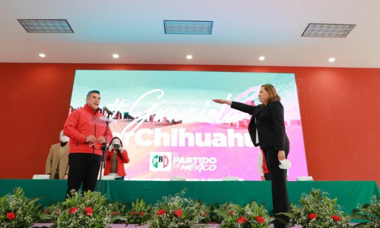  Graciela Ortiz rinde protesta como candidata del PRI a gobernadora en Chihuahua