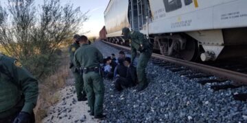 Bajan de la “bestia” a 14 indocumentados