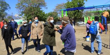 Encabeza alcaldesa Pilar Gómez jornada en Col. Libertad II de Victoria