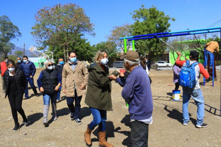 Encabeza alcaldesa Pilar Gómez jornada en Col. Libertad II de Victoria