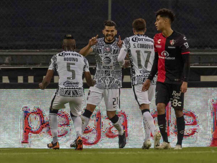 América derrota 2-0 al Atlas de Guadalajara