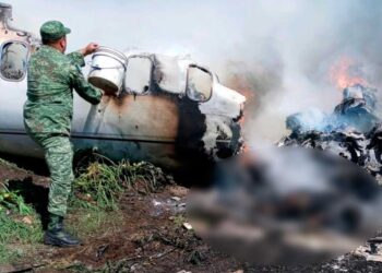 Se desploma avioneta en Veracruz; al momento hay 2 muertos