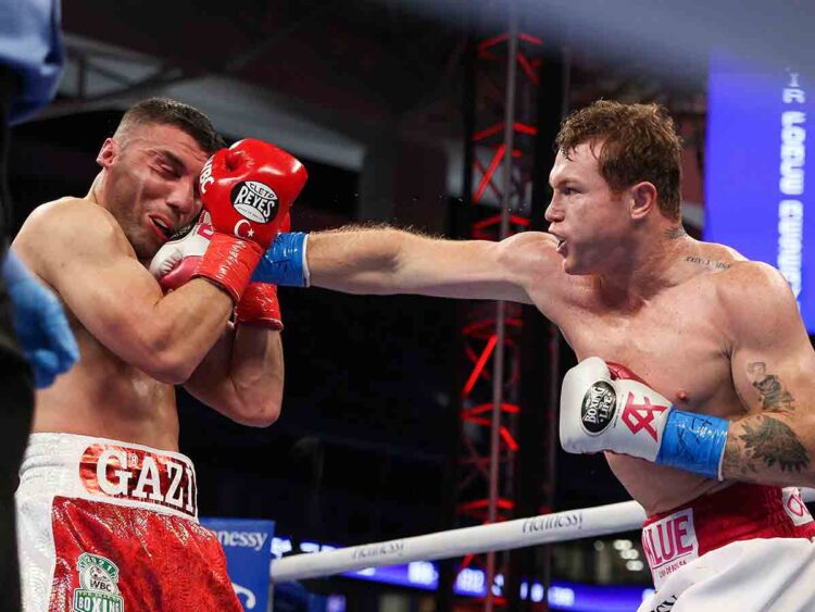 Canelo’ Álvarez noquea a al turco Yildirim en tercer round