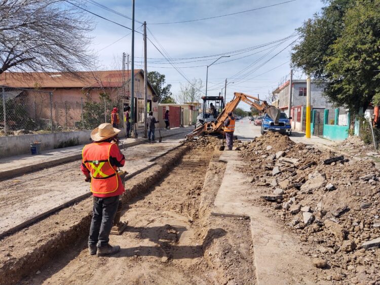 Recubren con concreto hidráulico calle Mayas de Nuevo Laredo