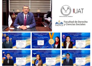 Felicita Rector de la UAT a generación 2020-3 de Facultad de Derecho-Tampico