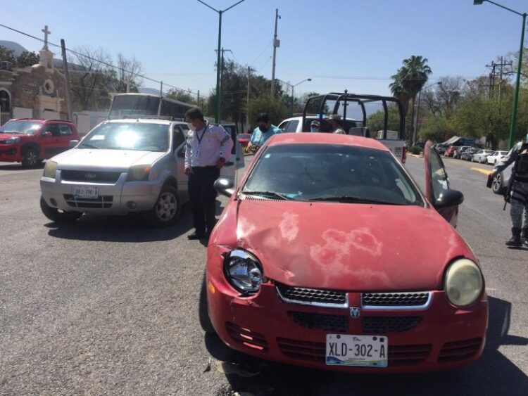 Bebé se lesiona en choque