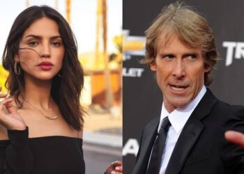 Captan supuesta discusión de Eiza González y director de cine
