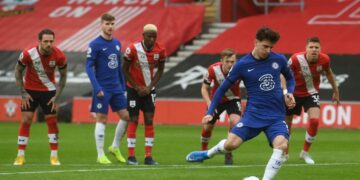 Chelsea empata 1-1 con Southampton en fecha 25 de la Liga Premier