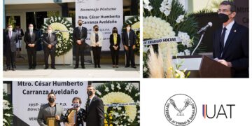 Rinde UAT homenaje póstumo al Maestro César Carranza Aveldaño