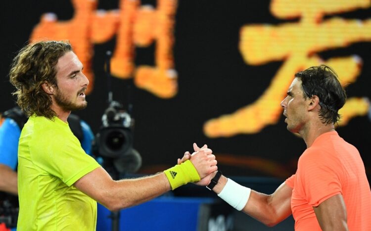 Stefanos Tsitsipas elimina a Rafael Nadal en cuartos de final del Abierto de Australia