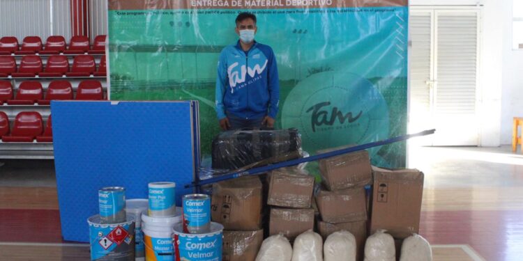 Comienza INDE entrega de material deportivo en zona norte