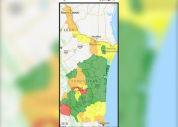 Corrige Secretaría de Salud y coloca a Victoria en amarillo