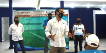 Recibe zona sur material deportivo del INDE