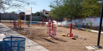Prosigue plan de fumigación en espacios públicos deportivos