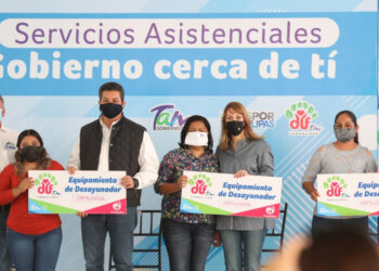 Acercando programas sociales a familias vulnerables de El Mante