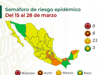 Semáforo Covid: por primera vez hay tres estados en verde en México