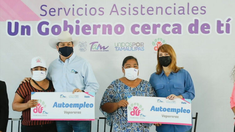 Refrendan gobierno y DIF-Tamaulipas compromiso con familias vulnerables