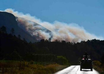 Incendio forestal de Arteaga, Coahuila se extiende a Galeana, Nuevo León