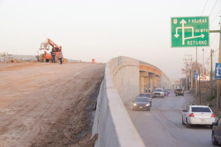 Puente en Carretera Aeropuerto y avenida Monterrey lleva 80% de avance: Sanmiguel