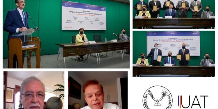 Recibe la UAT reconocimientos de acreditación a los programas educativos