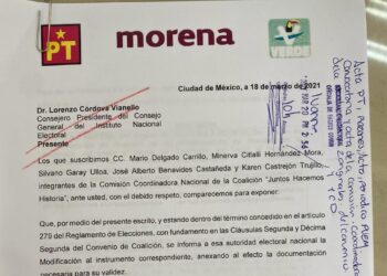  Coalición “Juntos Haremos Historia” suma al PVEM para esta elección
