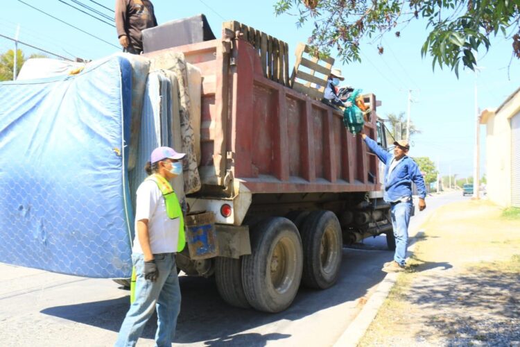 Lleva Ayuntamiento de Victoria descacharre en sector oriente de la ciudad