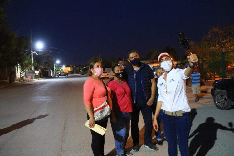 Ayuntamiento de Victoria ilumina Colonia El Palmar