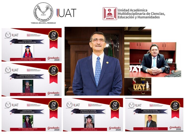 Preside Rector ceremonia de graduación 2020 de la UAMCEH-UAT
