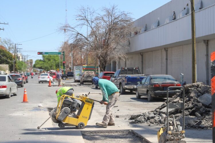Terminan reparación de baches en avenida Madero de Nuevo Laredo