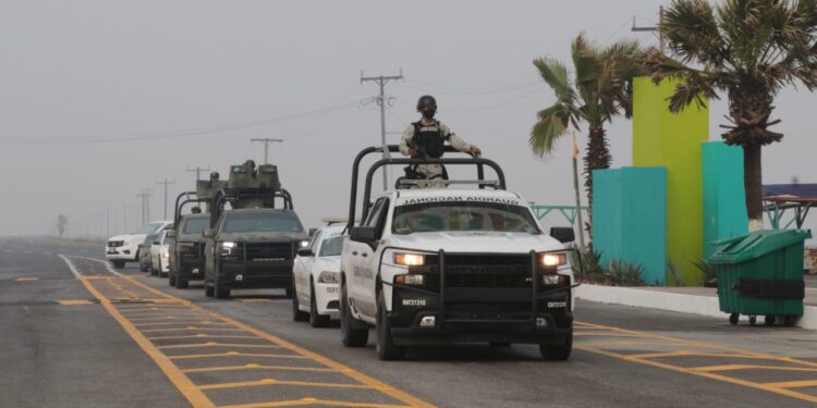 Activan en Matamoros operativo de seguridad Semana Santa 2021 en Playa Bagdad