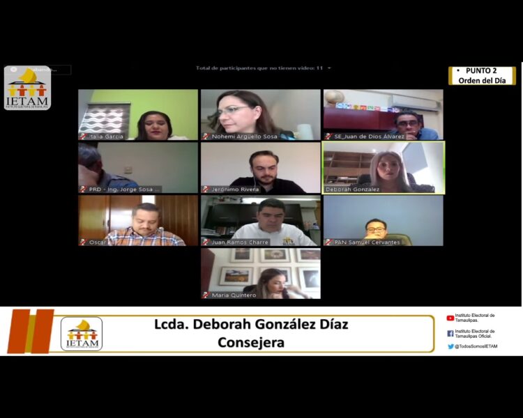 Realiza IETAM sesiones ordinaria y extraordinaria para desahogar acuerdos