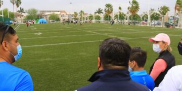 Inaugura alcaldesa Pilar Gómez Encuentro Deportivo Victoria 2021