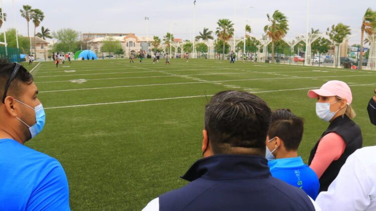 Inaugura alcaldesa Pilar Gómez Encuentro Deportivo Victoria 2021