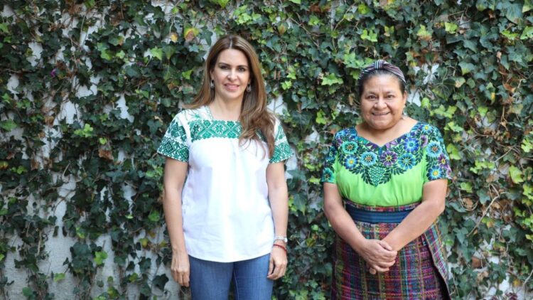 Carolina Viggiano y Rigoberta Menchú dialogan sobre feminismo y derechos indígenas