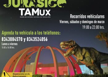 Presentan “Safari Jurásico” en Museo TAMux  de Victoria
