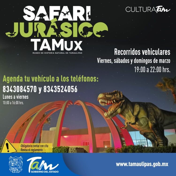 Presentan “Safari Jurásico” en Museo TAMux de Victoria
