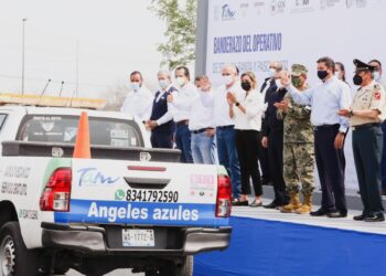 Gobernador de Tamaulipas pone en marcha operativo de Semana Santa 2021.