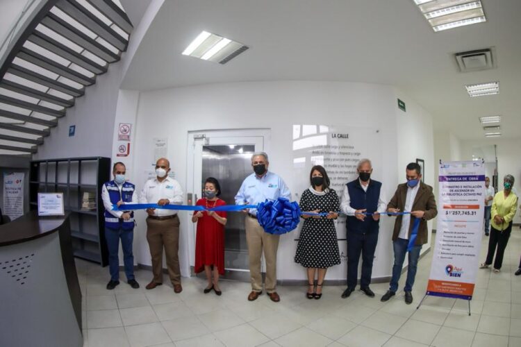 Entrega Sanmiguel elevador a Biblioteca ‘Octavio Paz’