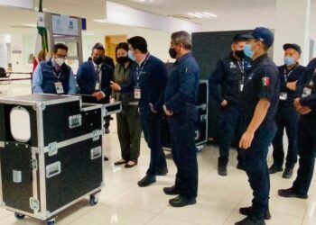 Instalan Scanner para pasajeros en puente Juárez-Lincoln de Nuevo Laredo