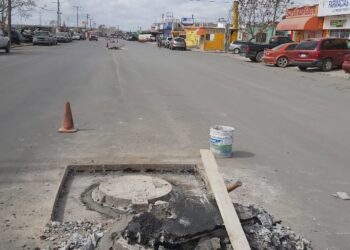 Avanza pavimentación de la avenida Diego Rivera en Matamoros