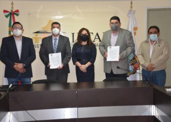 Firman IETAM convenio con el Ente Auditor del Cinvestav