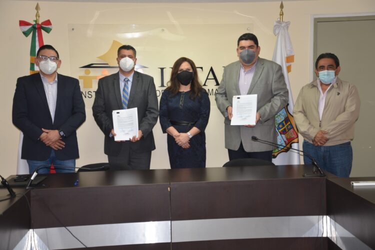 Firman IETAM convenio con el Ente Auditor del Cinvestav