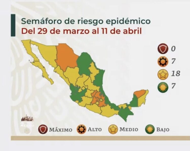 Avanza Tamaulipas a semáforo verde en COVID