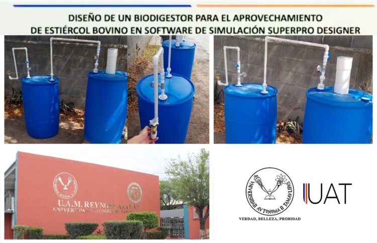 Estudiante de la UAT diseña sistema para generar biogás
