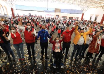 Rinde protesta Claudia Anaya como candidata a gobernadora en Zacatecas 