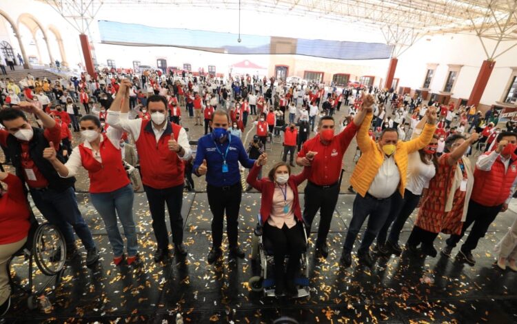 Rinde protesta Claudia Anaya como candidata a gobernadora en Zacatecas 