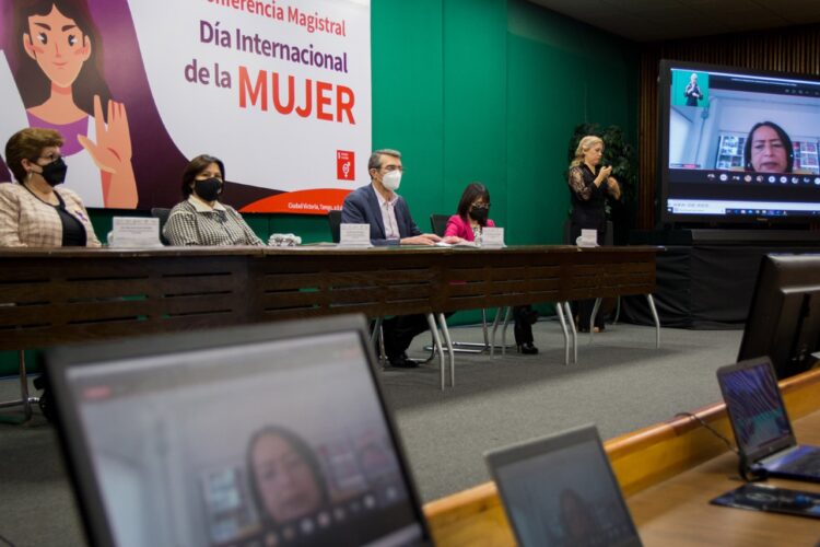 Preside Rector acto conmemorativo de la UAT por el Día Internacional de la Mujer