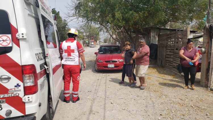 Menor persigue a gato y cae de una barda