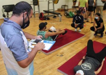 Continúan toma de medidas y pruebas físicas en atletas tamaulipecos