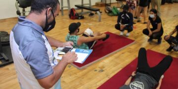 Continúan toma de medidas y pruebas físicas en atletas tamaulipecos